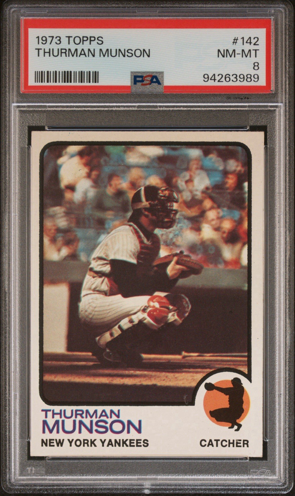 1973 Topps - Thurman Munson #142 PSA 8