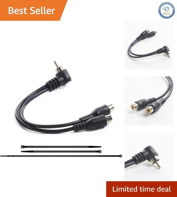 #ad Lightweight RCA Y Split Adapter Connect Two Snowmobile Heating Components $20.85