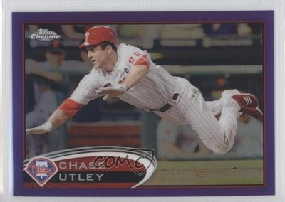 2012 Topps Chrome Retail Purple Refractor Chase Utley #25 0j5n