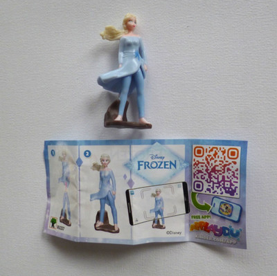 Üeier Figur Eiskönigin * ELSA VU 337  + Bpz Überraschungsei Frozen 2025 / 2026
