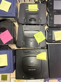 LOT *BROKEN/AS IS* NINTENDO CONSOLES/CONTROLLER-(S)NES,64,GC,WII,SWITCH,3DS,SEGA