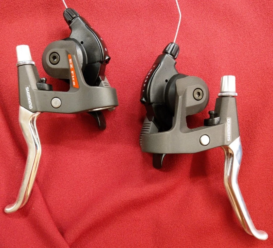 Shimano SB-M290 STI Shift/Brake Levers, 3/7 Speed, for Cantilever Brakes, NEW, NOS - Image 2 of 3