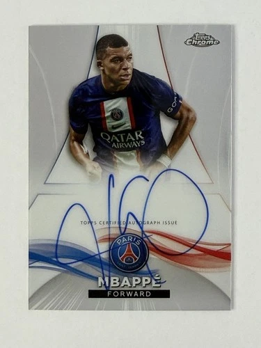Kylian Mbapp 2022 Topps Chrome Kylian Mbapp Auto