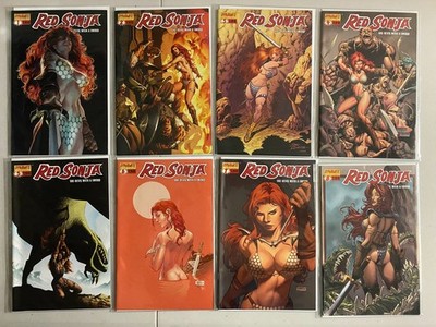 Red Sonja Dynamic Comics lot #1-48 42 diff avg 8.0 (2005-09)