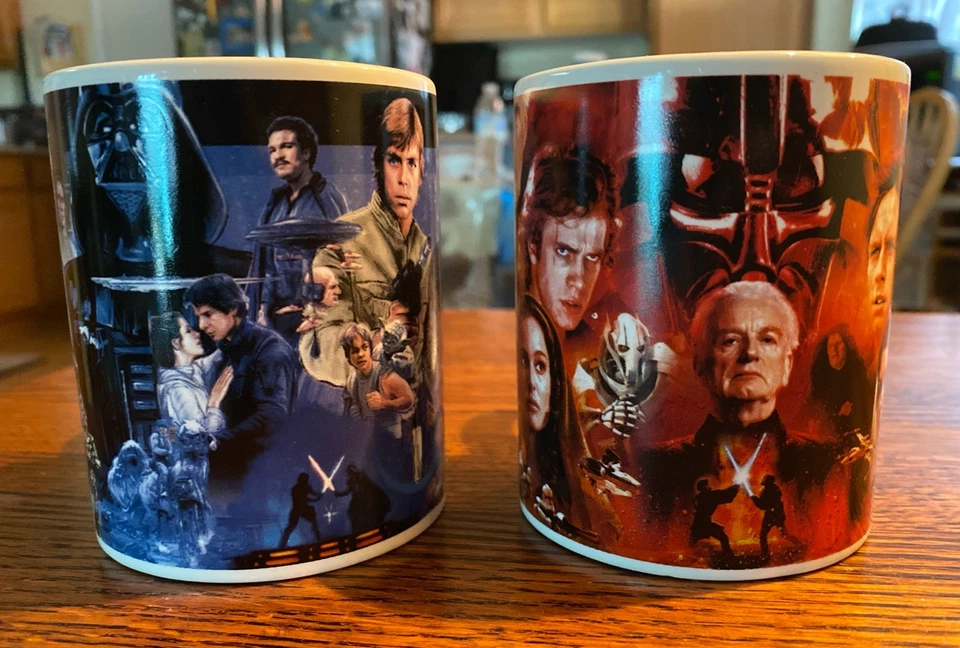 2 tazas de café Star Wars Galería El Retorno del Jedi + y precuela - Leer Foto 4 de 4