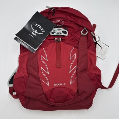 Osprey Talon Jr Tempest Junior Kids Hiking Backpack Red AirScape NWT Youth