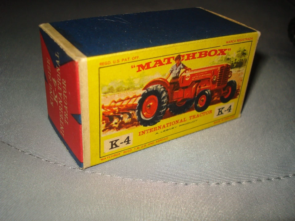 LESNEY MATCHBOX KING SIZE K-4 INTERNATIONAL TRACTOR - MINT WITH ORIGINAL BOX - Image 3 of 4
