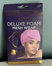 Donna Premium Collection Deluxe Foam Mesh Wrap Cap Black 22018      New