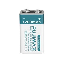 1PCS 9 Volt Li-ion USB Rechargeable Batteries 1200MAH Ion Battery Pack