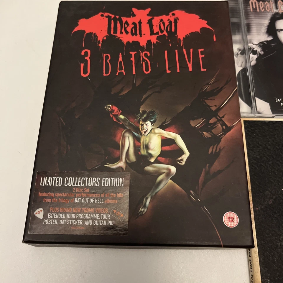 Meatloaf - 5  x CD Album Bundle In Great Condition Inc 3 Bats Live Foto 2 de 4