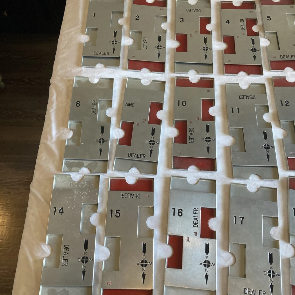 Conjunto de ponte vintage de alumínio com cartões vintage - Imagem 2 de 4