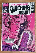 WITCHING HOUR 12, (1971) ALEX TOTH, GIL KANE ART. GD+ MISSING PART OF 1ST PAGE.