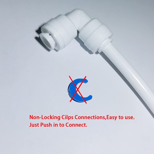 Quick Connector Female 1/2"Female Thread x 1/4"OD, White - Picture 3 of 6