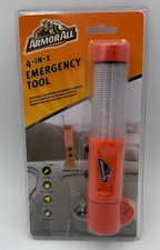 Armor All - Herramienta de Emergencia 4 en 1 Interruptor de Vidrio, Cortador, Linterna ¡NUEVO!