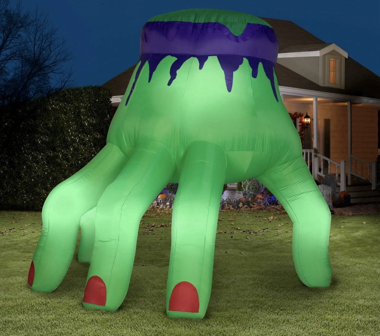 Gemmy 2023 Colossal 13’ Tall COLOSSAL HAND Lighted Halloween Inflatable Airblown