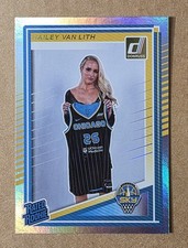 2025 Panini Donruss WNBA Hailey Van Lith #88 Rated Rookie RC Silver Holo Sky