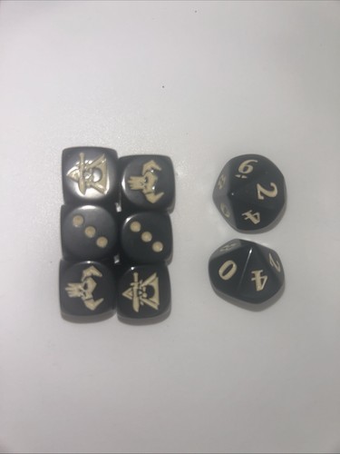 Kill Team ORKS Dice Set Warhammer 40K OOP D6 D10