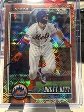 Marketplace image: 🔥🔥🔥2026 Topps Chrome Brett Baty 1/1 Rose Gold Logofractor New York Mets🔥🔥🔥