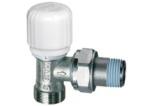 FAR VALVOLA TERMOSTATIZZABILE A SQUADRA 3/8" ATTACCO TUBO RAME COD 1610 38