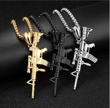 3 pcs Army Dog Tag Pendant Necklace Military veterans Navy air force usmc Chain