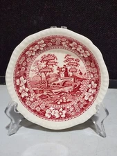 1- Copeland Spode TOWER PINK Flat Cereal Bowl 6 1/4”
