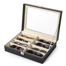 Brillenkoffer Brillenbox Brillenaufbewahrung Brillenpräsentation 8 Brillen