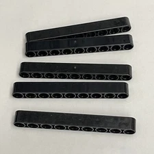 Lego 64289 Black Replacement Parts Pieces Lot of 5