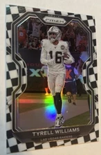 2020 Panini Prizm - Black & White Checker Prizm #133 Tyrell Williams Raiders SSP