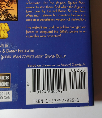 SPIDER-MAN, IRON MAN DOOM'S DAY BOOK TWO, SABOTAGE 1997 collectors 1st edition! - Picture 5 of 9