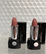 Lot 2 x Marc Jacobs Le Marc Lip Creme Lipstick CREAM AND SUGAR 284 NWB Mini Sz