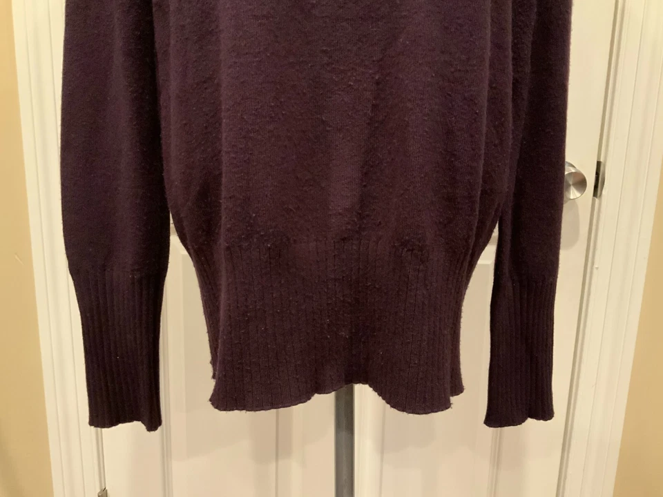 Suéter cuello alto suave morado oscuro French Connection cuello alto, talla grande Foto 4 de 4
