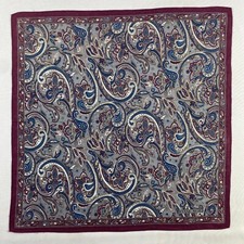 Vintage Hanae Mori Handkerchief Pocket Square Bandana Neckerchief