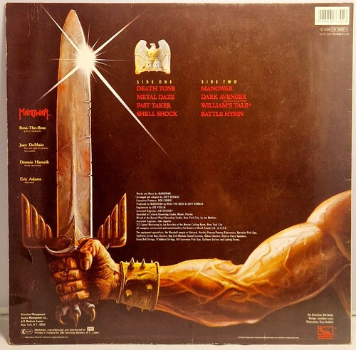 MANOWAR - Battle Hymns - LP - EU 1987 Vinyl - Heavy Metal - Bild 2 von 17
