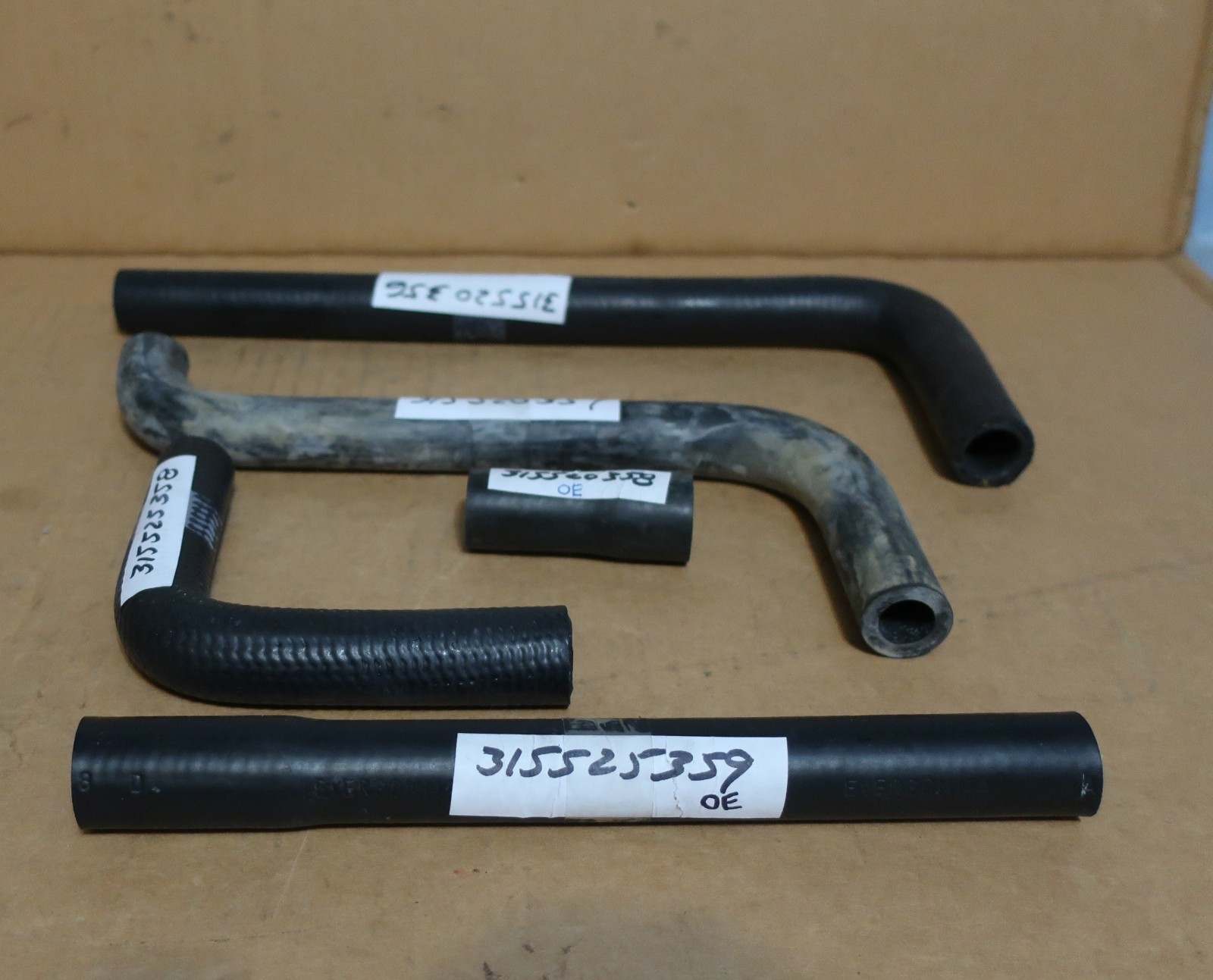 Maserati Biturbo COOLANT & HEATER HOSE SET Manifold DCNVH Carb 8 pieces AI190