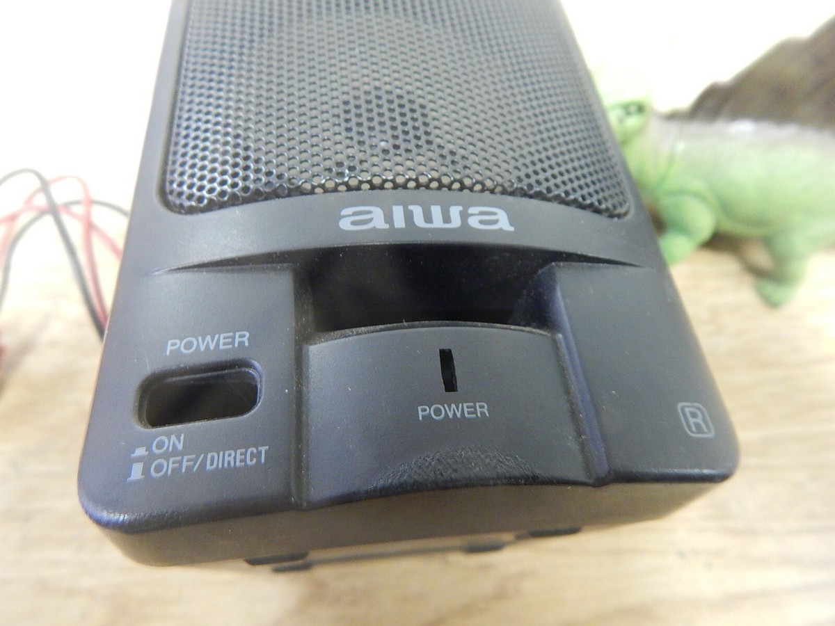 Aiwa SC-A27 Active Speaker System L70603338 *FREE SHIPPING* | eBay