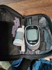 True Metrix Blood Glucose METER with case and lancet
