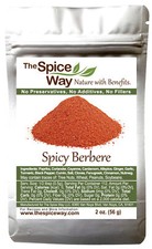 The Spice Way Spicy Berbere - A Hot Ethiopian Berbere Blend 2 oz