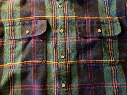 VTG CLAYBROOKE OUTDOORS Men's Plaid Button Front Wool Flannel Shirt Size XL-EUC - Picture 19 of 22
