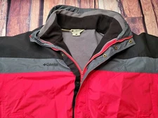 Columbia Mens Bugaboo Winter Jacket Coat Size XL Tall Red and Black 3 in 1