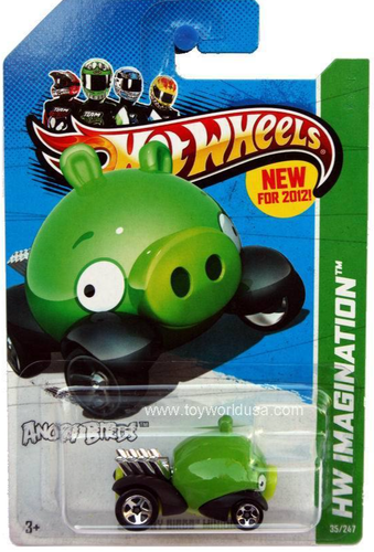 2012 Hot Wheels #35 HW Imagination neue Modelle Angry Birds Minion