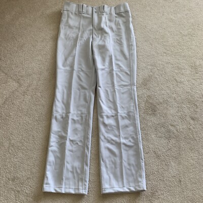 Mizuno Men's Performance Gray Baseball Pants - Hemmed Bottom Adult XXL 38x36