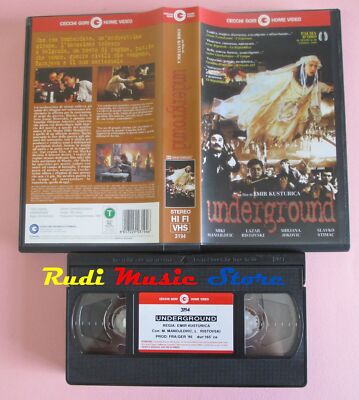 Film VHS UNDERGROUND M. Manojlovic M. Jokovic Cecchi Gori 1995 (F17) no dvd