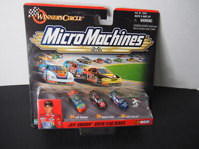 NASCAR Micro Machines Gordon Irwin Jarrett Winners Circle Green Flag Series, NIP