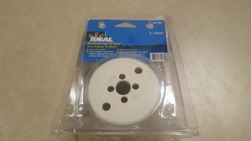 Ideal 36-354 Tri-Bore Carbide-Tipped Hole Saw, 3" - 第 1/4 張圖片