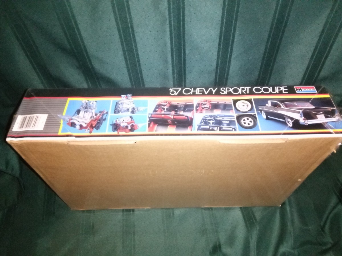 57 Chevy Sport Coupe Monogram Large 3 in 1 Vintage Model Kit NIB 1