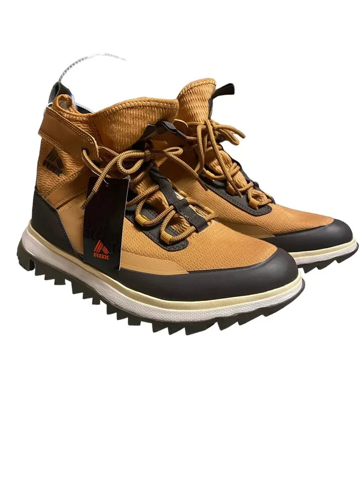 SAOLA Scarpe RBX Uomo Taglia 10.5 EF10619 Inspo Tessuto Giallo Marrone