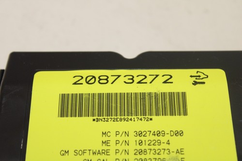 10-15 CADILLAC SRX POWER LIFT GATE CONTROL MODULE 20873272 - Picture 2 of 5