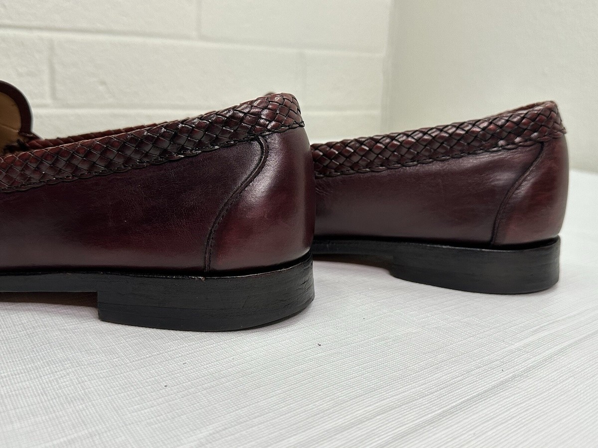 Allen Edmonds Mens Maxfield Burgundy Leather Slip On Tassel Loafers~12~ 47717 Allen Edmonds Maxfield Leather Loafers in... | Depop main image 3