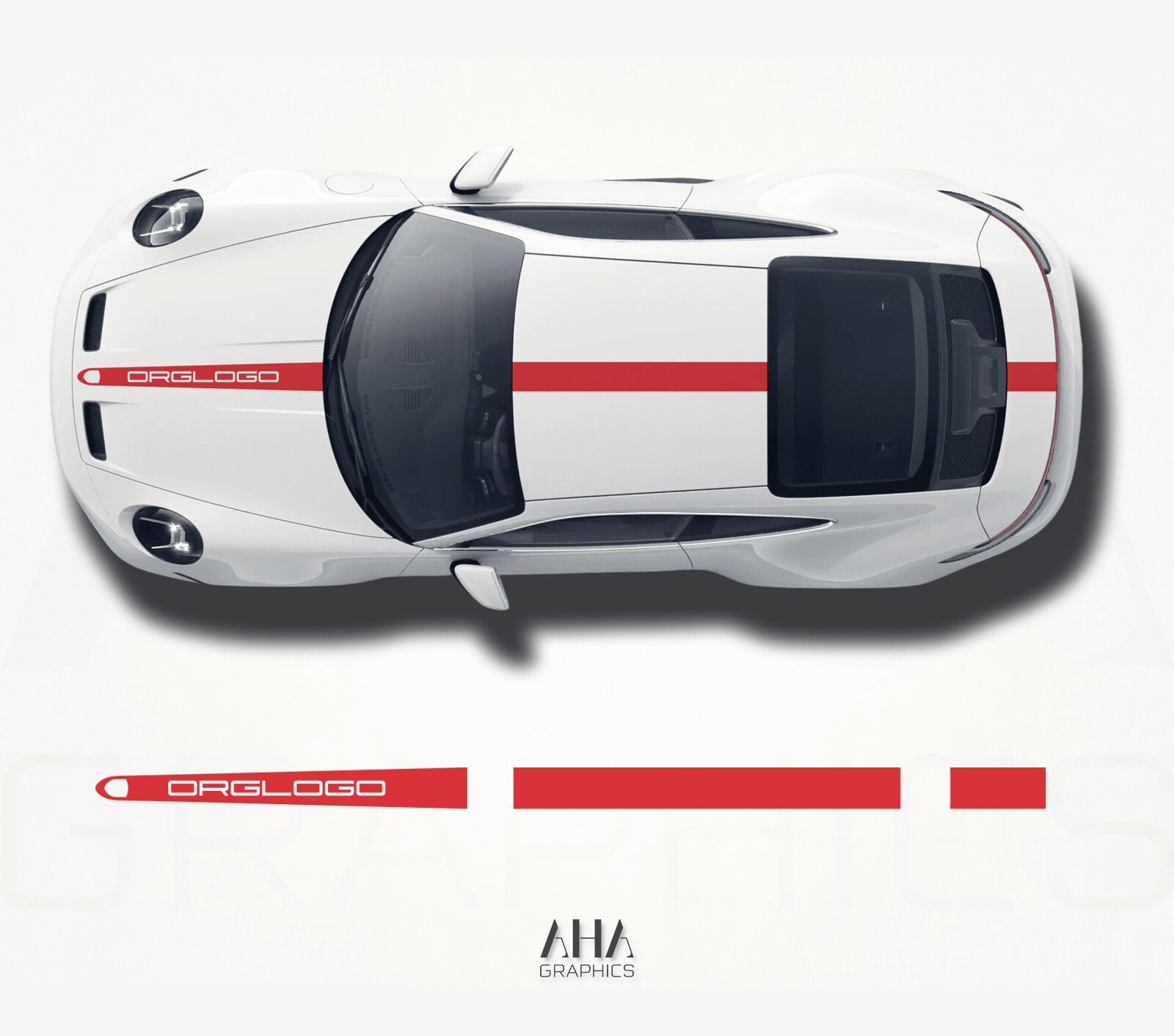 992 GT3 Motorsport Center Stripes Decals | eBay