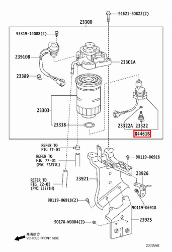 Genuine Toyota LandCruiser 79 78 Series HDJ HZJ Fuel Filter Water Sensor Switch - Picture 20 of 24